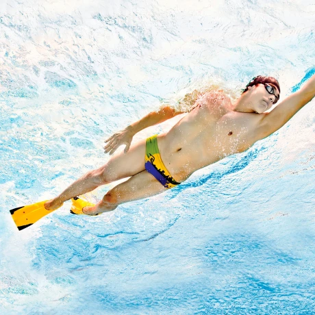 Finis - Patas de Rana Zoomers Z2 Gold 2.35.004.74 - para Entrenamiento. G (74), Euro 44 - 45. 001