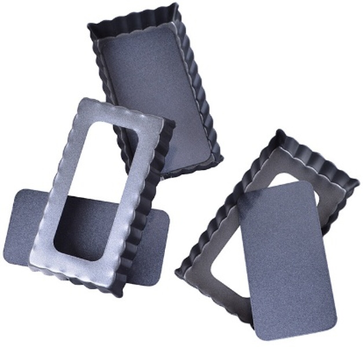 Set de asaderas 6 pcs 14.4*10.5*3.8cm - N/a 