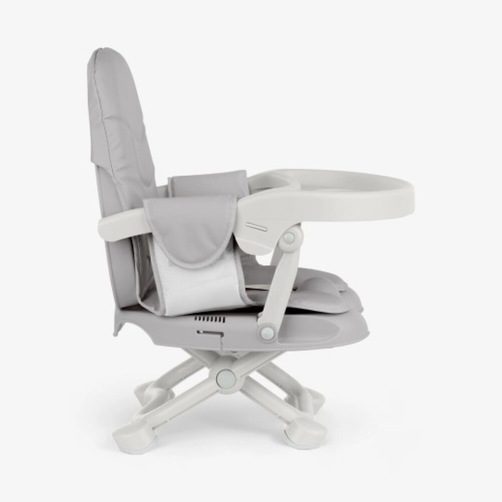 Silla de comer portatil PAPPO KIKKABOO gris