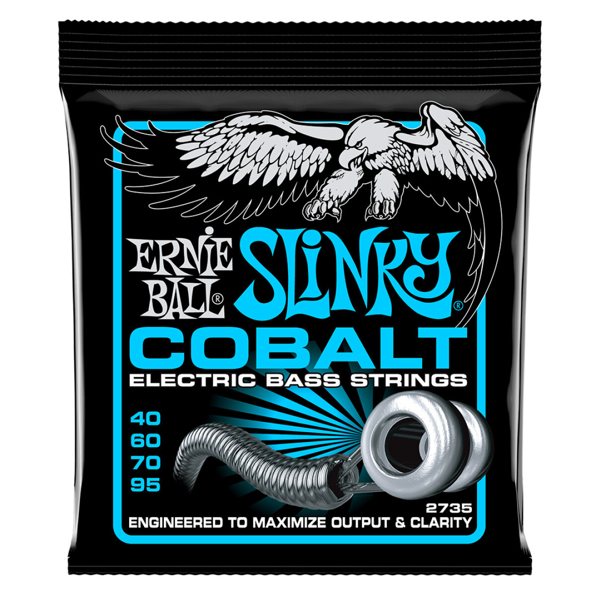 ENCORDADO BAJO ERNIE BALL COBALT EXTRA .40-.95 