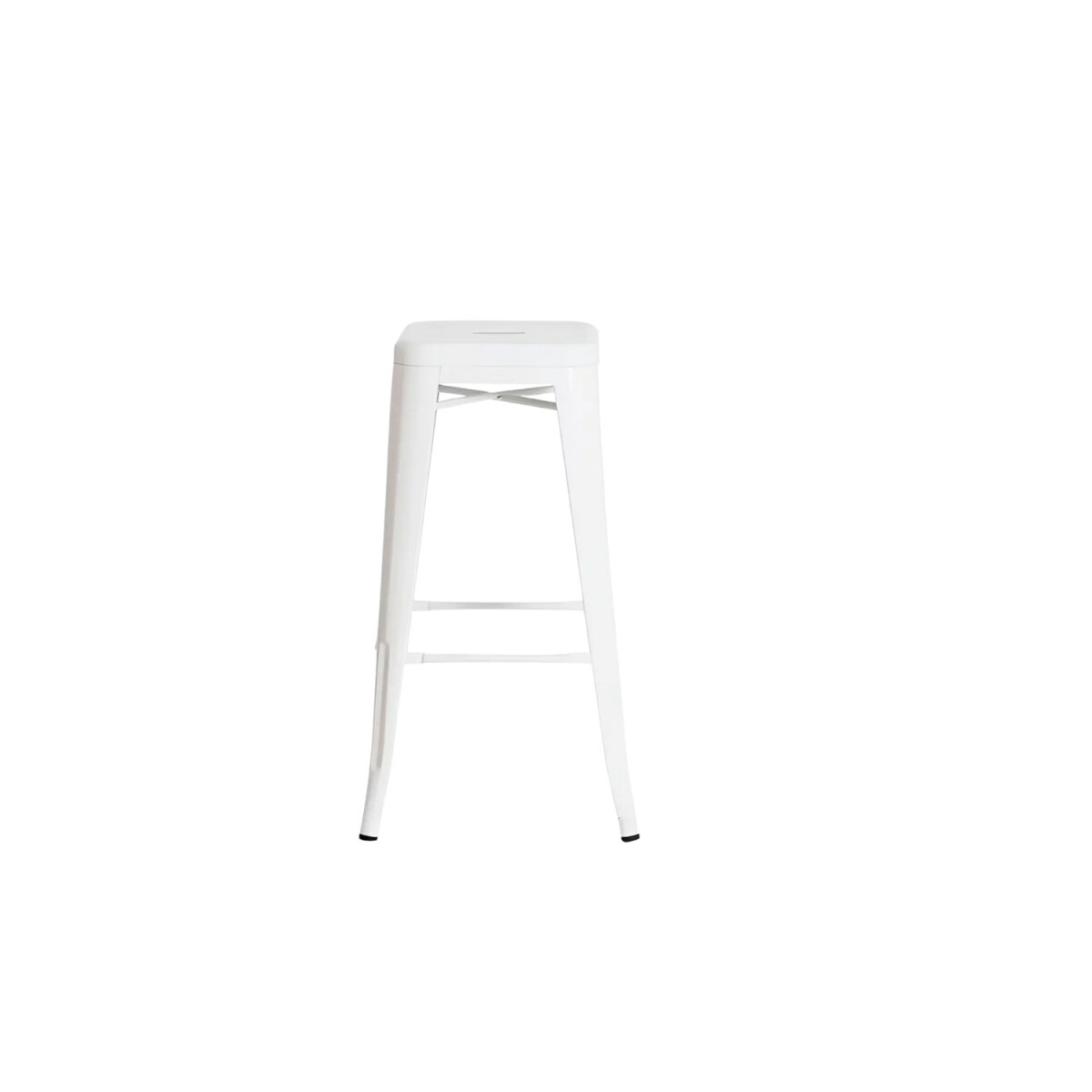 Taburete Tolix Hogar Pub Muebles - Blanco 