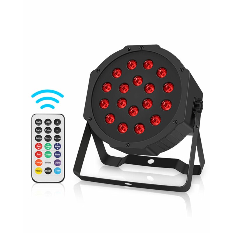 Tacho LED Big Dipper 18x3W RGB DMX con control remoto Tacho LED Big Dipper 18x3W RGB DMX con control remoto