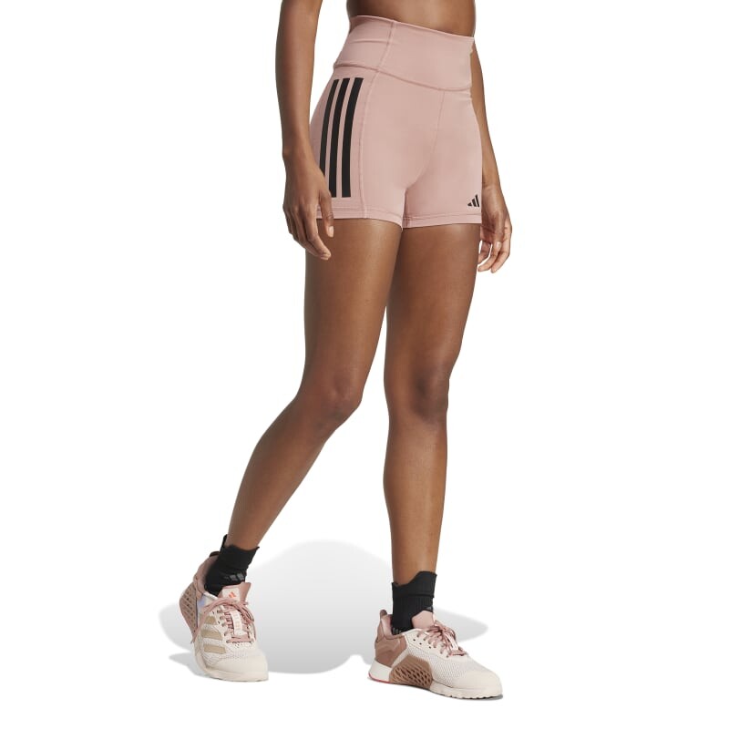 Calza Adidas Optime 3 Rayas Marrón
