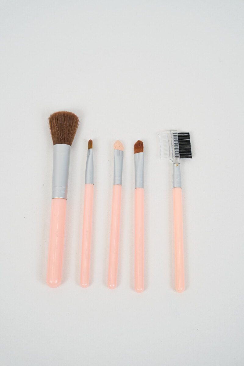 Set De Brochas Micus - Rosa 