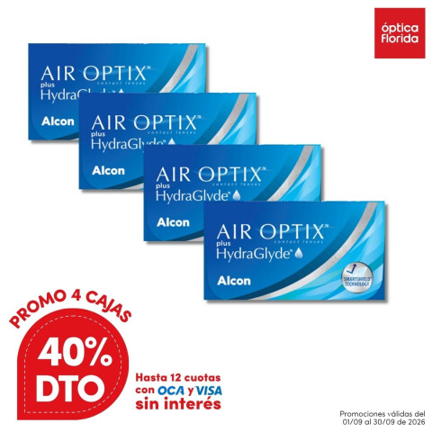 Air Optix plus Esf. PROMO 4 Cajas Air Optix Plus Esf. Promo 4 Cajas