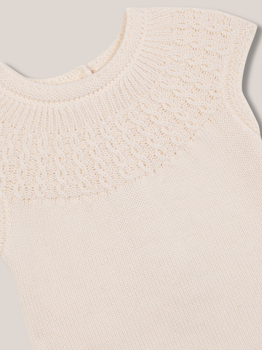 Ranita Con Bordados Blanco