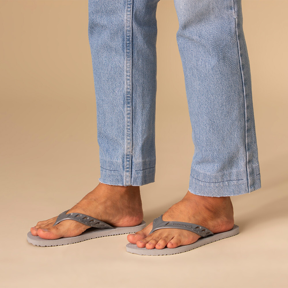 Sandalias Havaianas Track Go Fc Hombre Gris Hielo