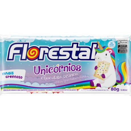 Tableta Florestal 80 grs Unicornios
