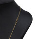 Cadena en oro 18k amarillo, fina. Largo 45cm Cadena en oro 18k amarillo, fina. Largo 45cm