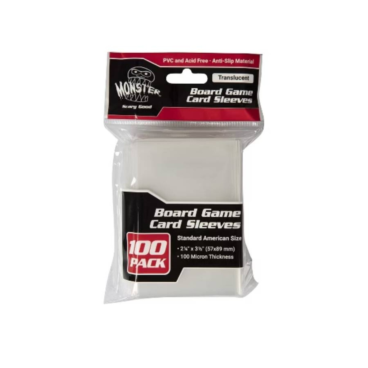 Protectores para cartas juegos de mesa - 100 sleeves 