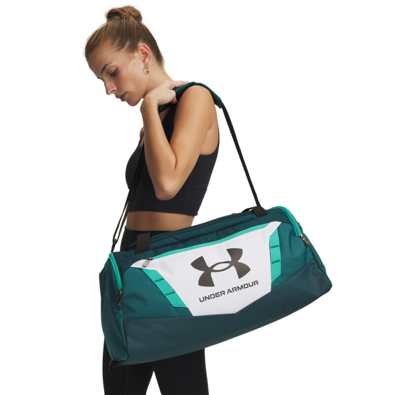 UA Undeniable 5.0 Duffle SM-BLU WHT-100