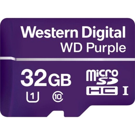 Tarjeta De Memoria Western Digital Wdd032g1p0a Wd Purple 32gb Tarjeta De Memoria Western Digital Wdd032g1p0a Wd Purple 32gb