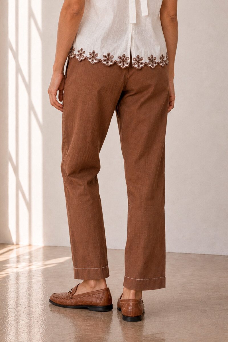 PANTALON LINO NET TOSATADO