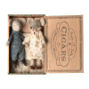 Ratón Abuela y abuelo en caja Maileg Ratón Abuela y abuelo en caja Maileg