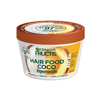 Mascarilla Hair Food Coconut Garnier Fructis 350 Ml. Mascarilla Hair Food Coconut Garnier Fructis 350 Ml.