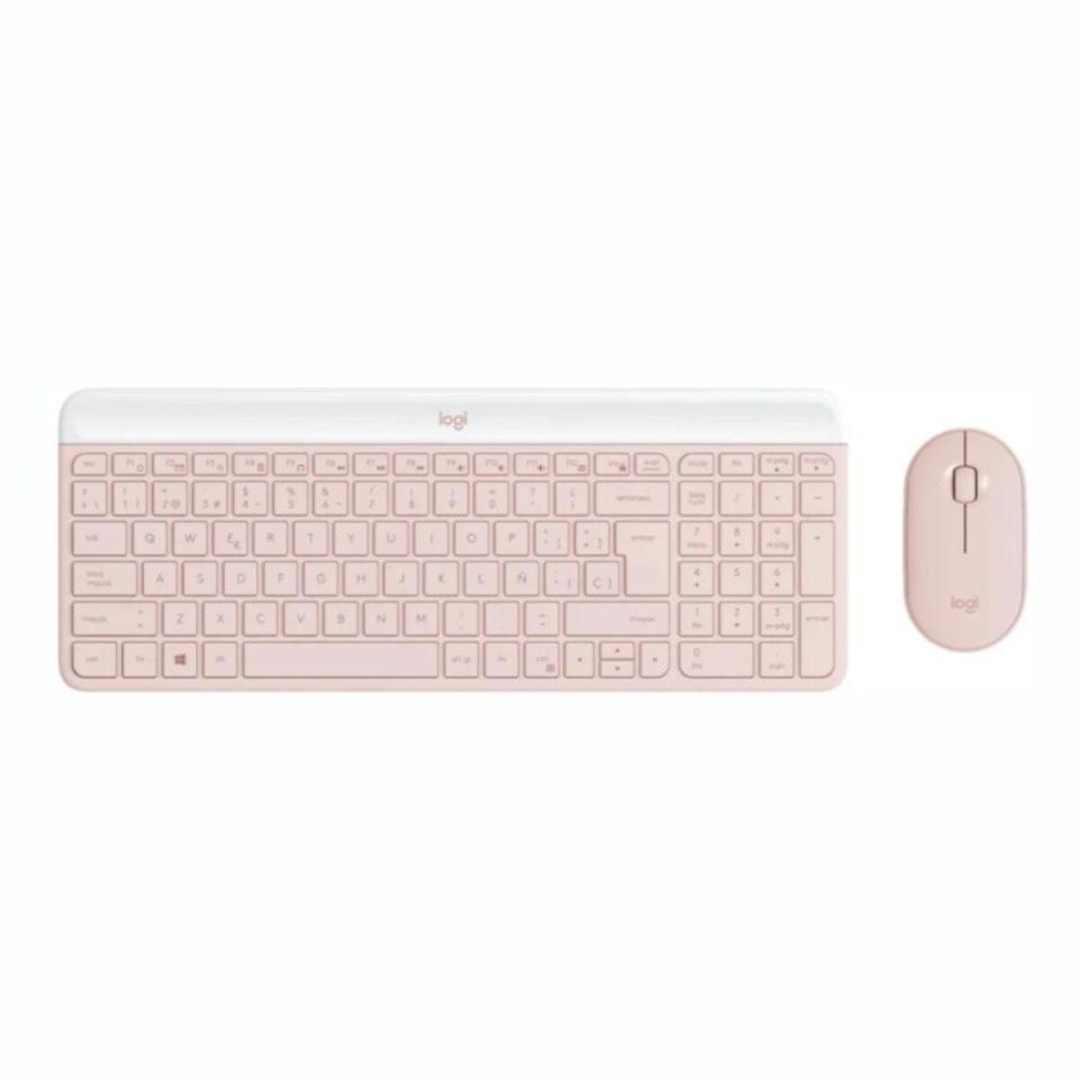 Teclado Mecánico Inalámbrico LOGITECH MK470 + Mouse Inalámbrico - Pink 