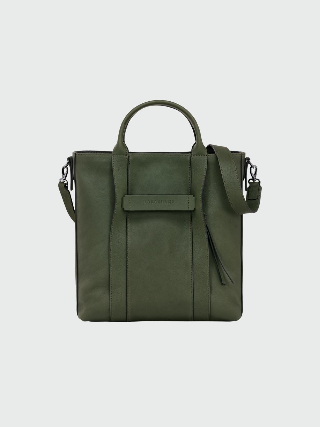 Longchamp -Bolso de hombro talle L, Longchamp 3D Verde