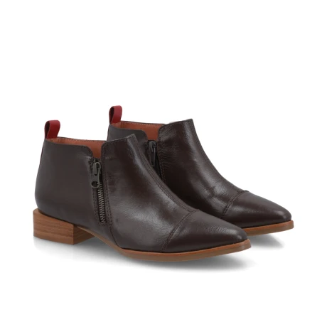 BOTA CUERO REBECCA MARRON