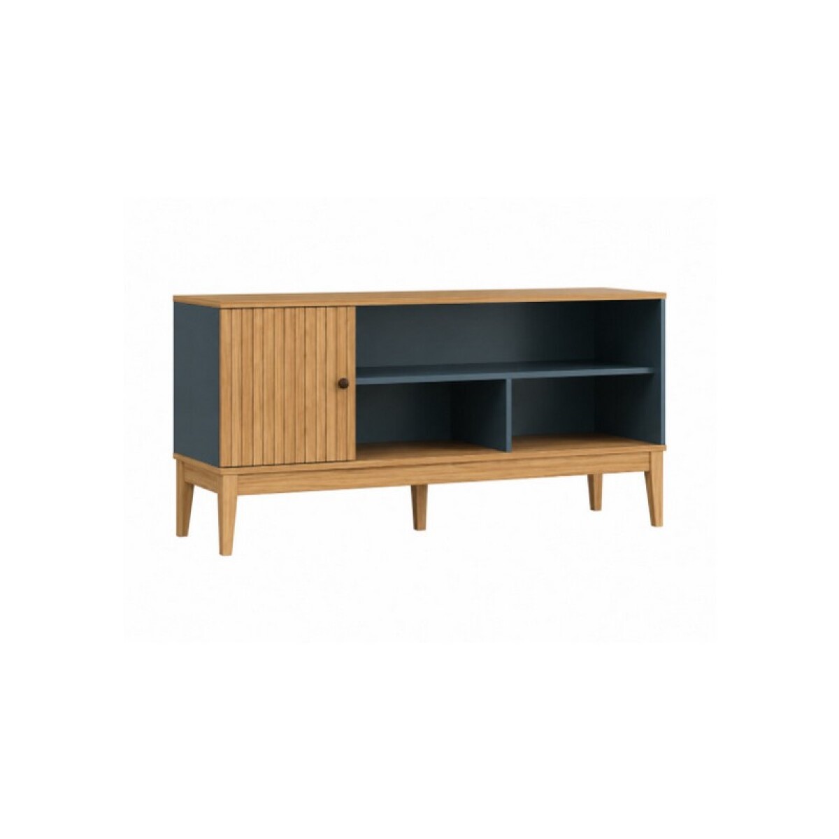 RACK 1 PUERTA 1,36 X 63 X 36 MM MIEL /AZUL PETRÓLEO 