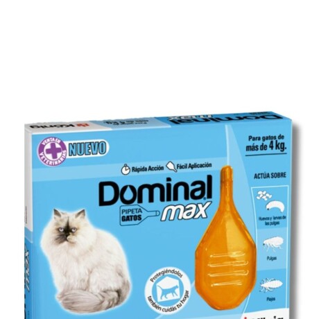 DOMINAL PIPETA PULGAS MAX GATO + 4KG DOMINAL PIPETA PULGAS MAX GATO + 4KG