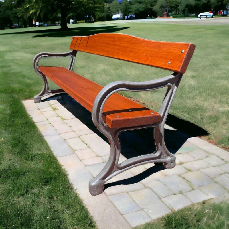 Banco De Plaza Fundición Y Madera Banco De Plaza Fundición Y Madera