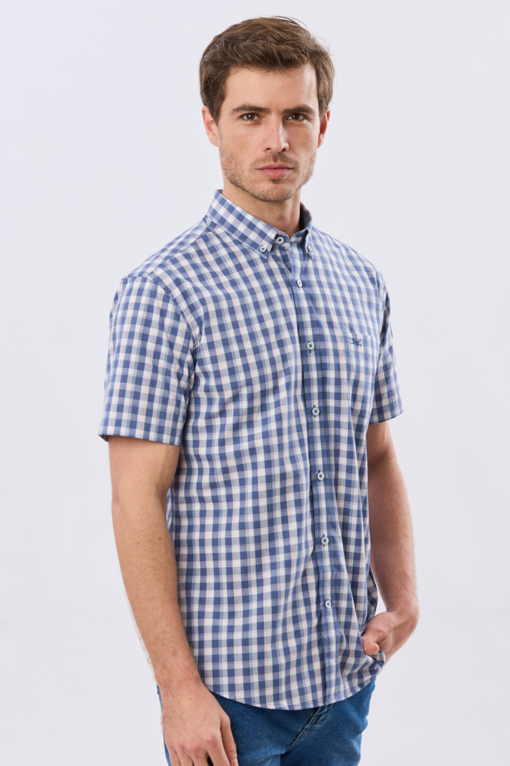 CAMISA CUADROS Azul