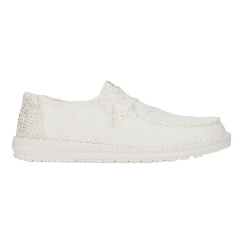 Wendy Eyelet Lace - Mujer White