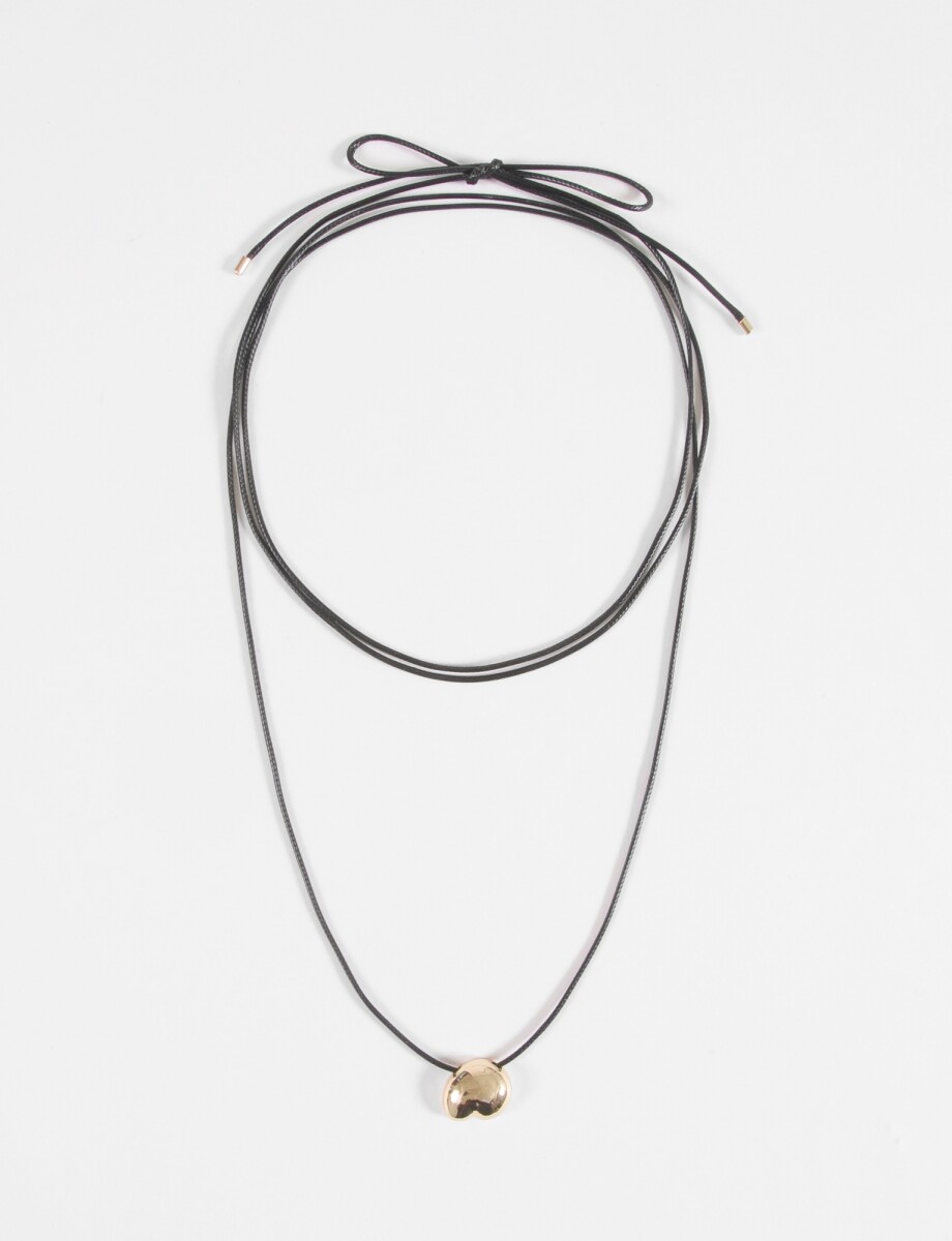 Collar cordón dije bold - dorado 