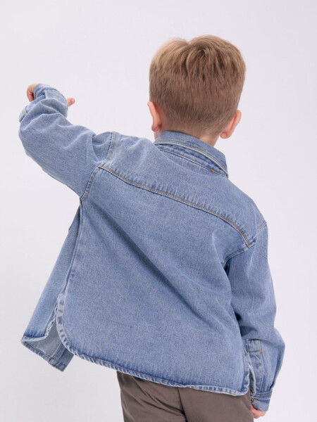Sobrecamisa jean Azul Claro