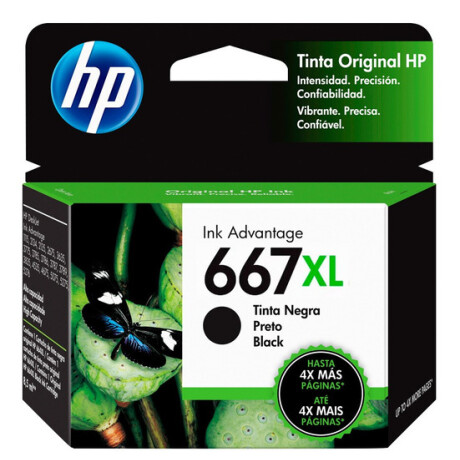 HP 3YM81AL (667) XL NEGRO 2375/2775 Hp 3ym81al (667) Xl Negro 2375/2775