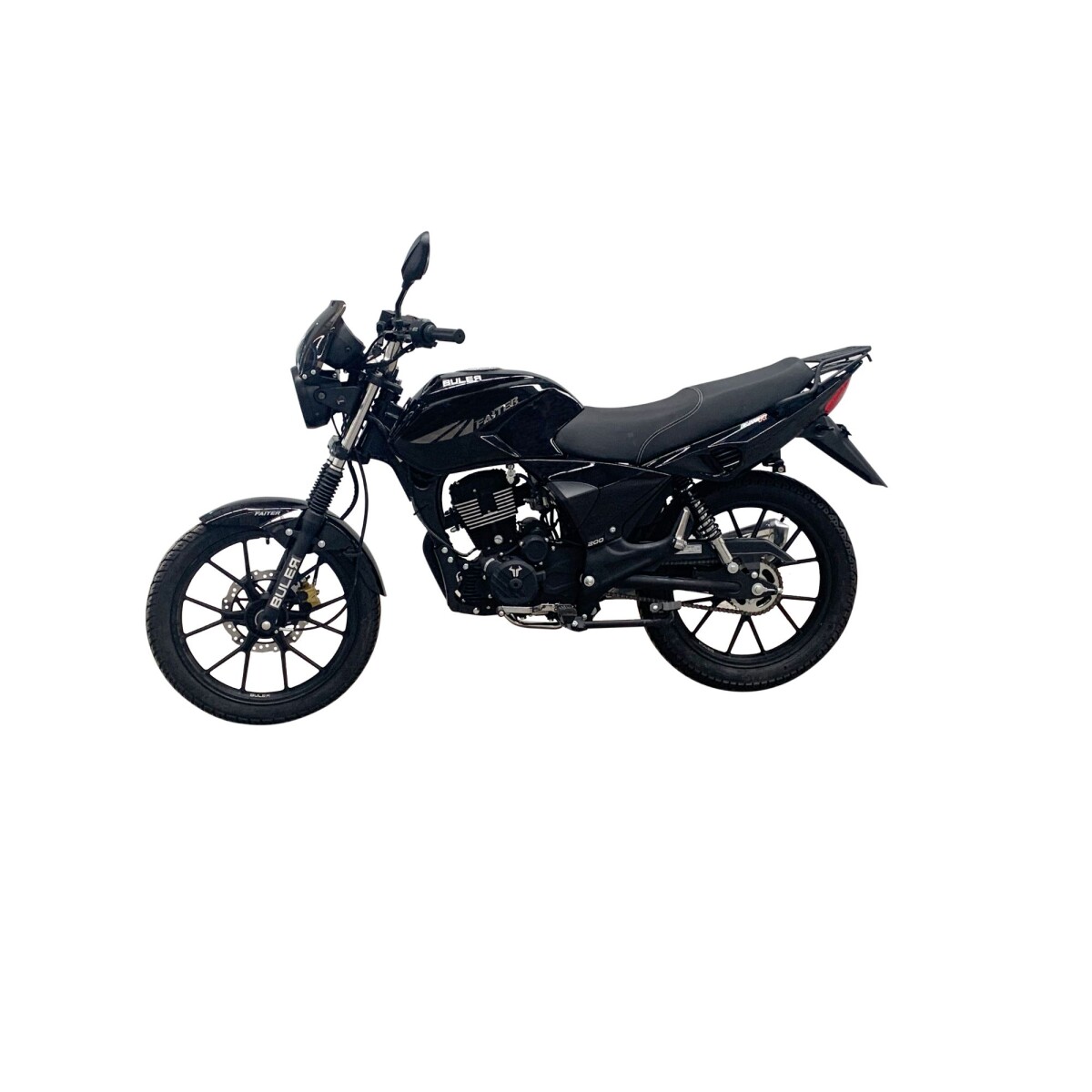 Motocicleta Buler Faiter 200cc c/Aleación - Negro 