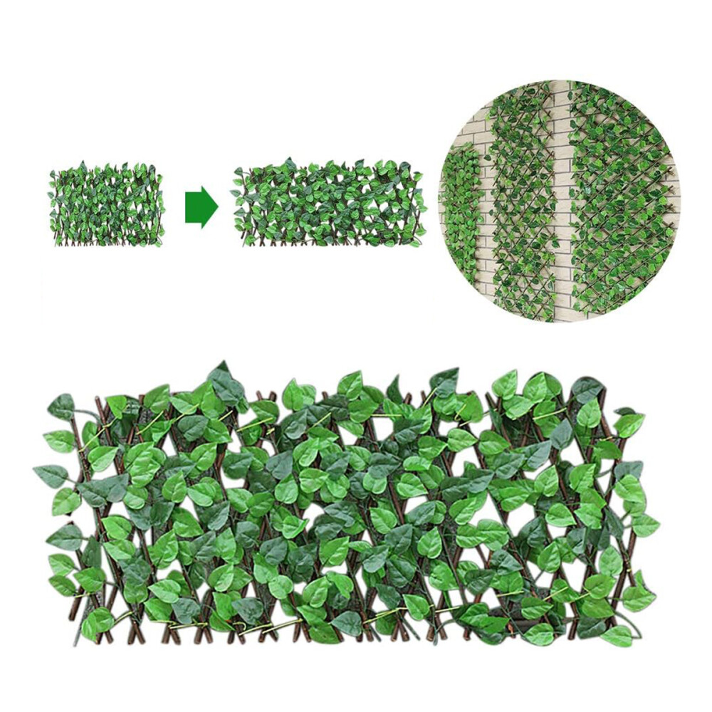 Cerca panel de hojas sintéticas 2.00x0.50m Cerca panel de hojas sintéticas 2.00x0.50m