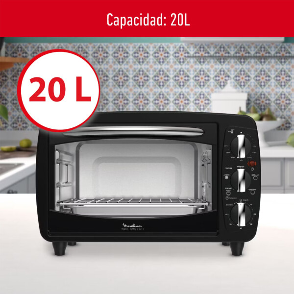 Horno Freidora 5 En 1 Metro Oulinex Ox32b858 20 L HORNO FREIDORA MOULINEX OX32B858