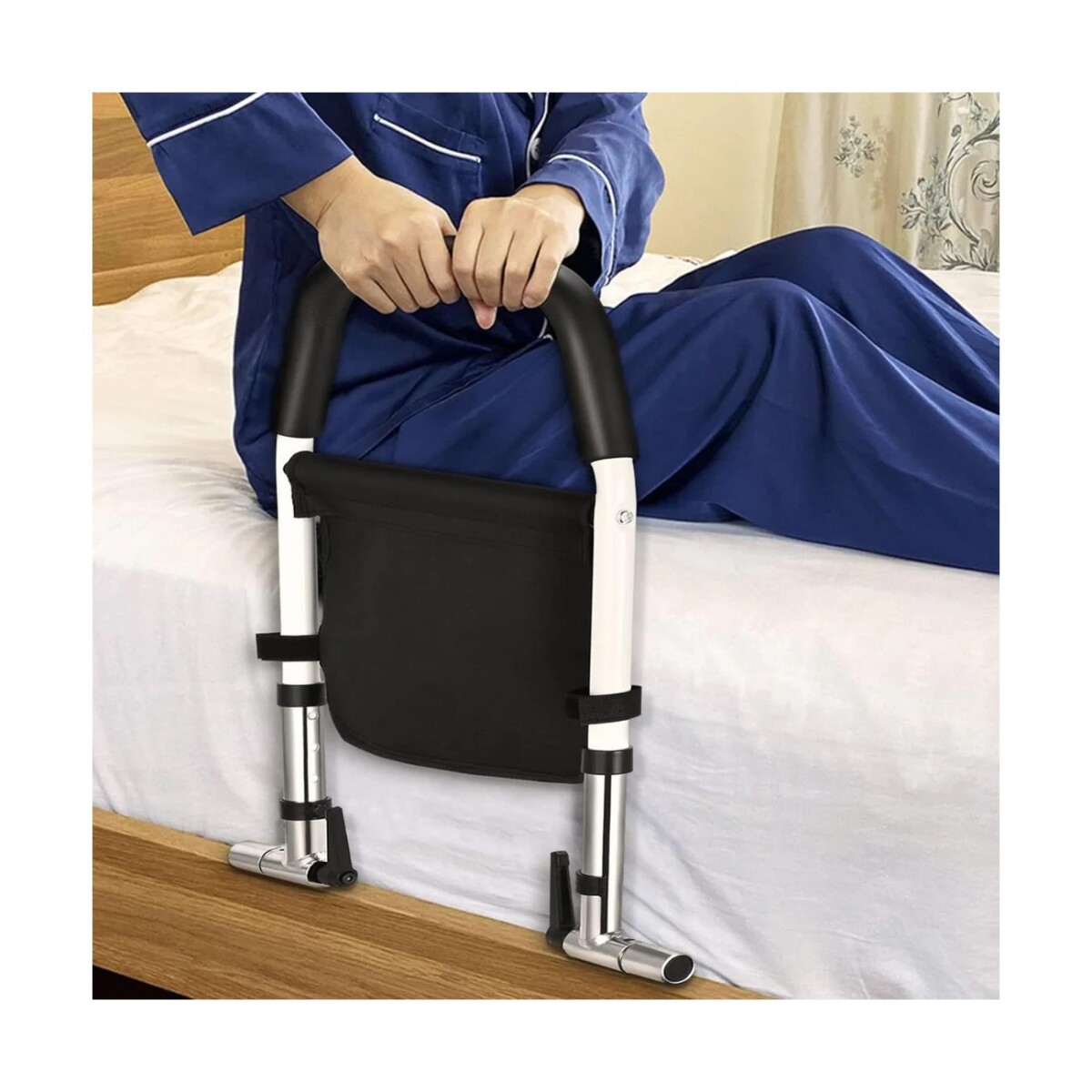 PASAMANOS BARANDA DE APOYO PARA CAMA 30*50*49CM 