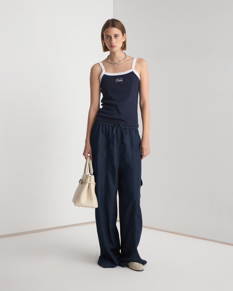 Musculosa Square - Azul 