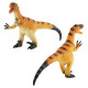 Velociraptor y Stegosaurus Grande De Goma Velociraptor y Stegosaurus Grande De Goma