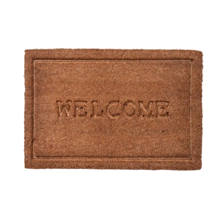 FELPUDO COCO FIBRA-COCO NATURAL-BEIGE WELCOME PRESS