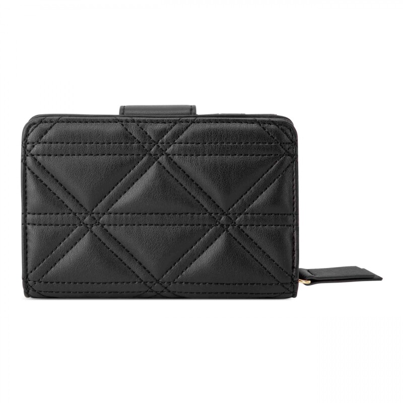 Small Leather Goods Harland French Wallet Black