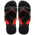 Sandalias de Hombre Havaianas Power 2.0 Negro - Rojo