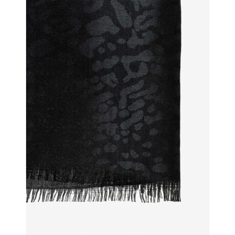 Pashmina Animal Print Negro
