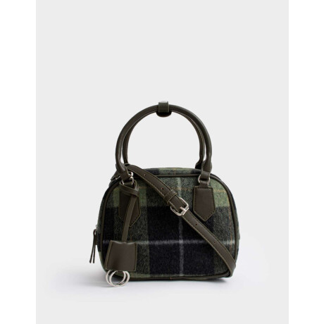 Carteras Bowling Medianas Estampado Escoces