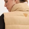 Campera Ellie Negro Camel