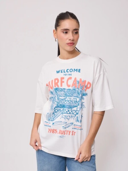 T-SHIRT RUSTY SOMERA BLANCO