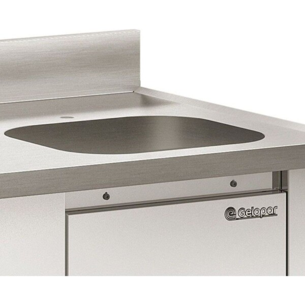 Bajomostrador Refrigerado 2 m con Pileta | Gelopar GBFE-200CD Bajomostrador Refrigerado 2 m con Pileta | Gelopar GBFE-200CD