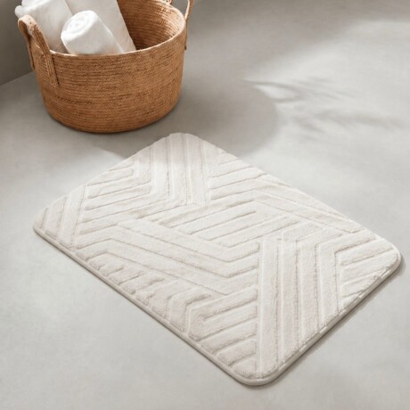 Alfombra de Baño Geo Soft 40x60 cm - Blanca Alfombra de Baño Geo Soft 40x60 cm - Blanca