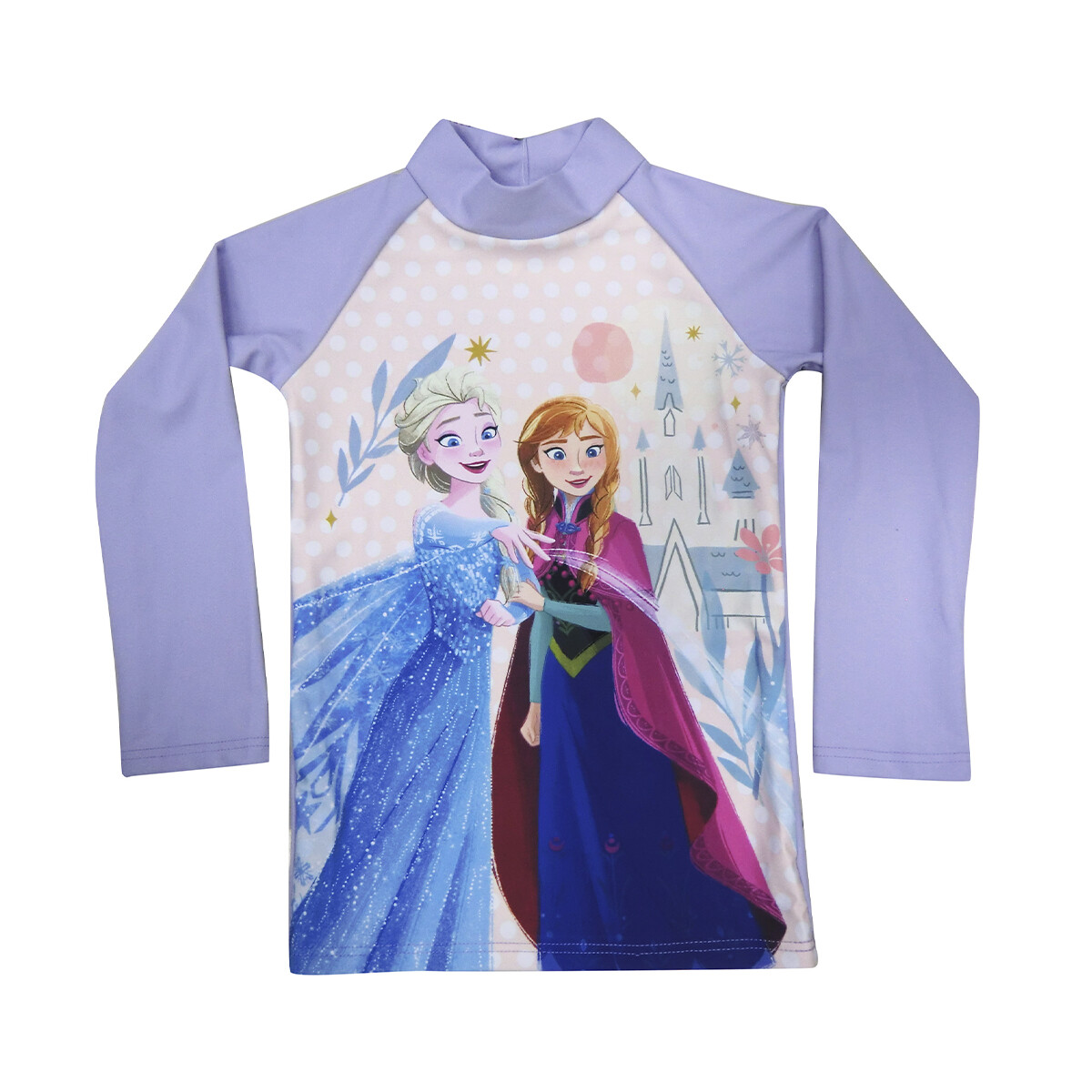 Remera UV Malla Infantil Frozen Varios Talles 