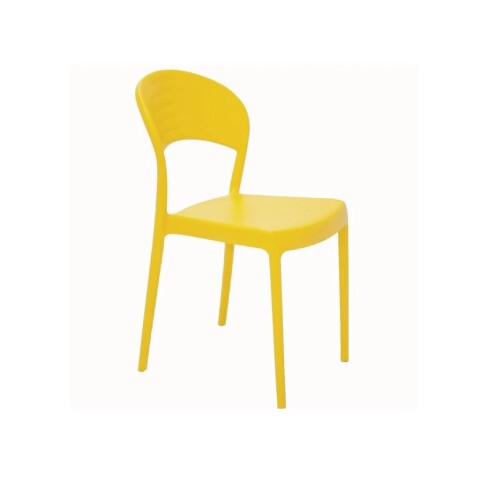 SILLA SISSI RESPALDO CERRADO 43.5X52.5X80CM AMARILLO SILLA SISSI RESPALDO CERRADO 43.5X52.5X80CM AMARILLO