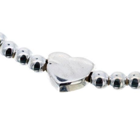 Pulsera de plata 925, CORAZON. Pulsera de plata 925, CORAZON.