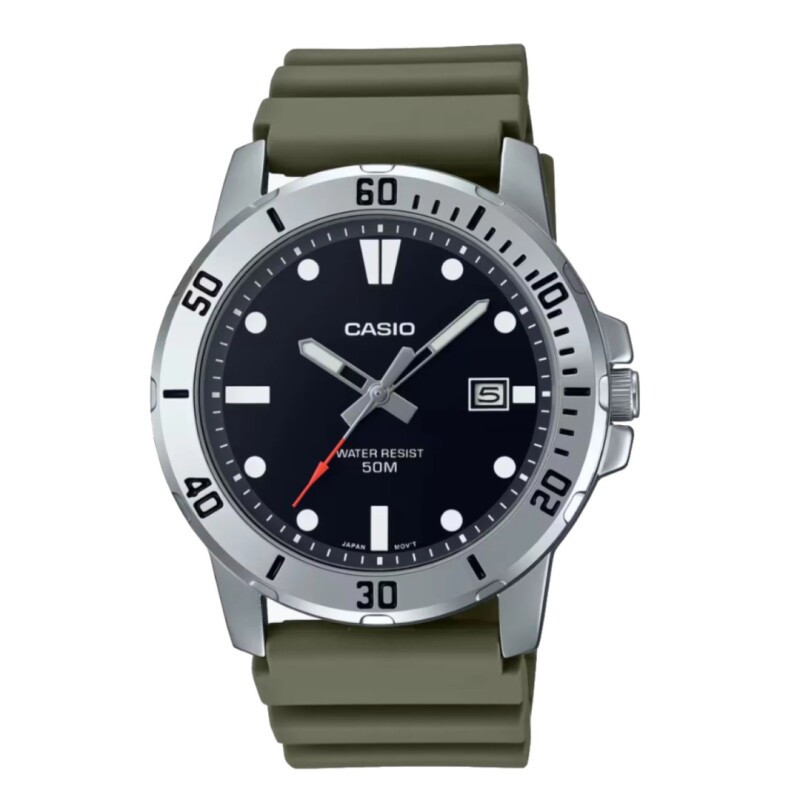 Reloj Casio MTP-VD01-3EVUDF para hombre Verde