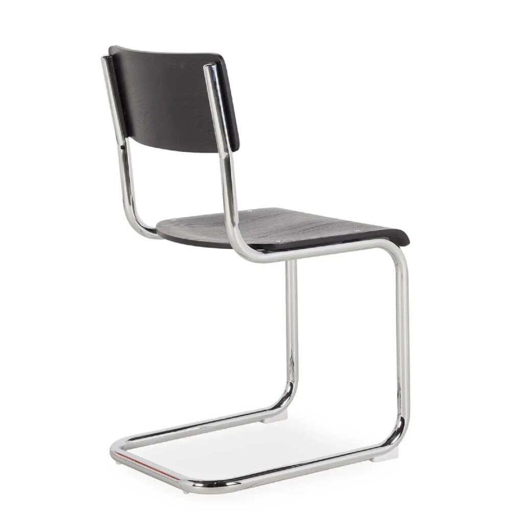 Silla de Comedor Metal Cromado - Impala Negro